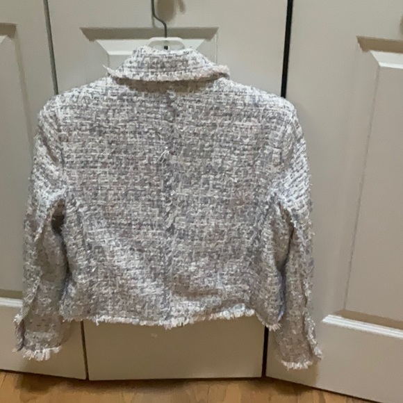 AQUA Cropped,double breasted jacket Blue,gray,bone - Picture 2 of 3